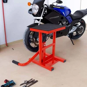 Motorcycle Dirt Bike Stands and Lifts Jack Stand Steel Lift 11"-16.5" Adjustable - Picture 1 of 12