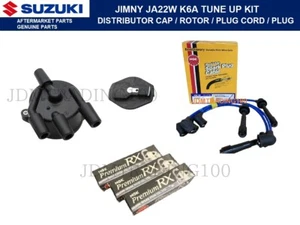 SUZUKI JIMNY JA22W PLUG CORD DISTRIBUTOR ROTOR TUNE UP KIT K6A ENGINE NGK - Picture 1 of 4