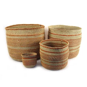 Auburn Stripe Iringa Baskets - Picture 1 of 10