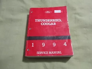 1994 Thunderbird, Cougar Factory Service Manual - Picture 1 of 8