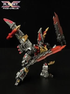 In Stock Planet X PX-02M Crelus Swoop Dinobot metallic Transforms action figure - Picture 1 of 13