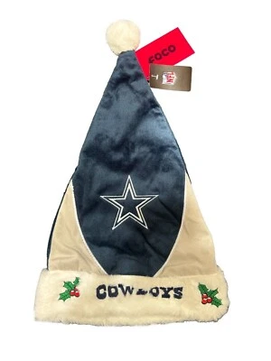 NFL Dallas Cowboys Vacaciones Navidad Santa Sombrero-Correo Prioritario Foto 1 de 4