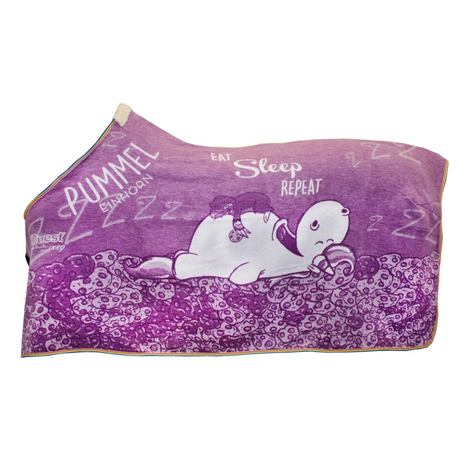 EQuest Abschwitzdecke Dralon Promotion PUMMELEINHORN Pummel & Kuri