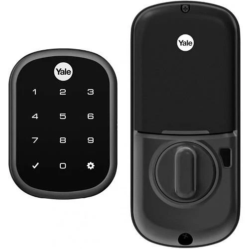 Yale YRD156-ZW2-BSP Assure Lock Pantalla Táctil Deadbolt Z-Wave Lock-Gamuza Negra Foto 1 de 1
