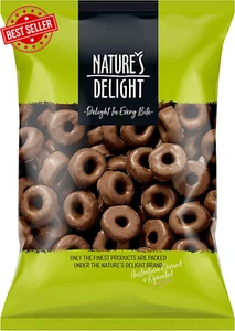 Natures Delight Aniseed Rings Chocolate 300 G - Picture 1 of 12