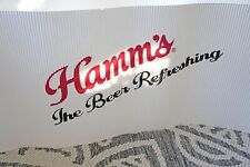Vintage Hamm's the Beer Refreshing Bar Decor 16" Tall, 3 Corrugated Rolls 30+ ft