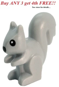 ☀️NEW LEGO Minifigure Mini Figure Minifig Animal Pet Squirrel w/ Black Nose - Picture 1 of 3