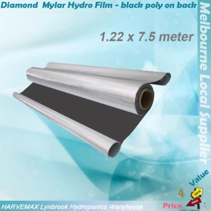Diamond Diffusion Reflective Film On Poly Hydroponic Grow Room Free Ship toMetro - Picture 1 of 1