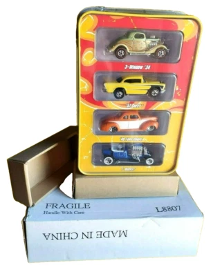 Hot Wheels Since '68 Hot Rods 2008 juego de hojalata paquete 1/1 40 aniversario L8807 Foto 1 de 4