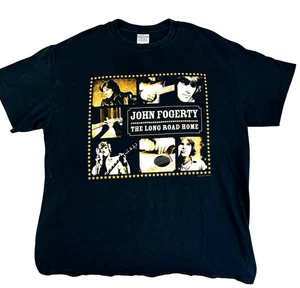 JOHN FOGERTY CREEDENCE CLEARWATER THE LONG ROAD HOME WORLD TOUR T-SHIRT 2005, L - Picture 1 of 7