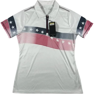NUEVO CON ETIQUETAS - Polo Patriot de manga corta para mujer Antigua - Talla: Pequeño  Foto 1 de 4