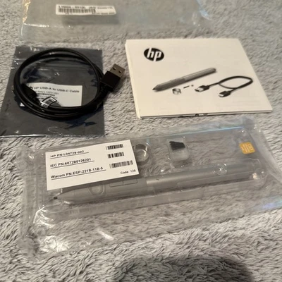 HP G3 Active Pen Rechargeable with 4 Extra Nibs USB-A to USB-C Cable - Image 1 of 4