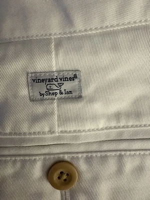 Pantalones de club de algodón blanco talla 12 Vineyard Vines para niños nuevos sin etiquetas Foto 1 de 4