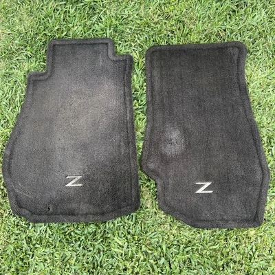 2003-2008 Nissan 350z Z33 Convertible Front Floor Mat Set Pair (2) OEM - Image 1 of 4