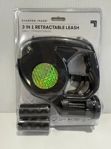 3 in 1 einziehbare Hundeleine schärferes Bild Abfallbeutel und Spender LED Licht - Bild 1 von 5