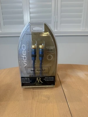 New Acoustic Research F-Coaxial 6 Ft Video Cable - Gold Plated Connectors - Image 1 of 3