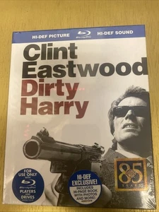 DIRTY HARRY DIGI-BOOK-Detective Clint Eastwood BLURAY New Sealed - Picture 1 of 5