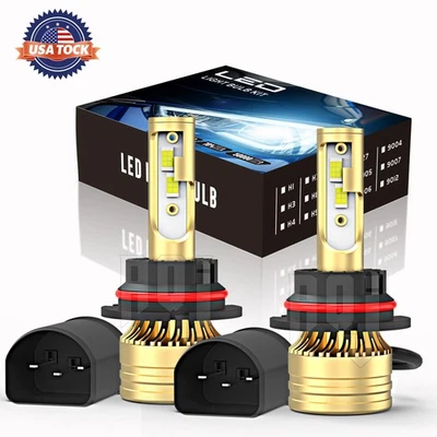 For Dodge Ram 4000 1997-1998 9007 6000k LED Headlight High/Low Beam Bulbs Kit - Image 1 of 4