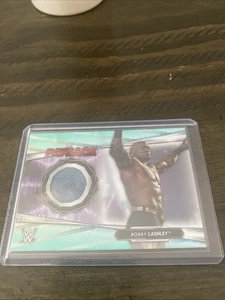 2021 Topps WWE Mat Relics Payback Aqua Bobby Lashley /299  #MR-BOB - Picture 1 of 2
