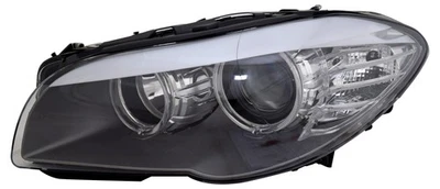 Scheinwerfer links für 5er BMW F10 F11 2009-2013 H7 Halogen Angel Eyes LED LWR - Bild 1 von 4