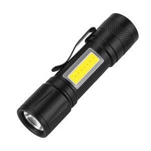 🔦 Mini COB LED Flashlight – USB Rechargeable, Built-In Battery, 8 Side Lights, - Picture 1 of 1
