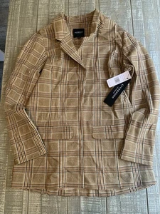 Liverpool Plaid Blazer Lightweight Jacket Size Small Women NWT NEW MSRP $119 - Picture 1 of 9