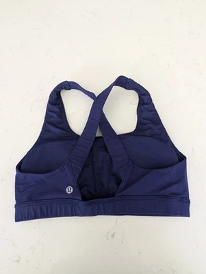 Sujetador Lululemon Run Stuff Your III Emperador Azul Power Mesh Talla 6 Foto 1 de 4