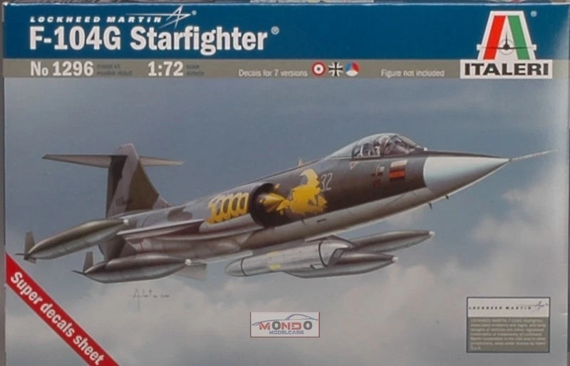 F 104 G Recce Starfighter Kit Aereo Italeri 1 72 It1296