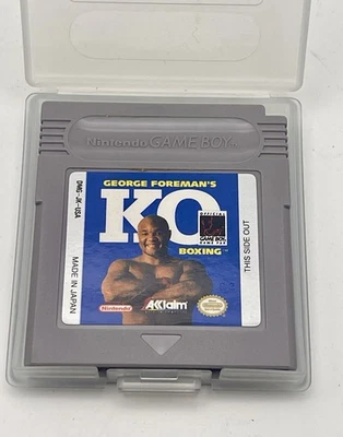 Nintendo Game Boy George Foreman’s KO Boxing Official Tested & Working Acclaim - Image 1 of 2