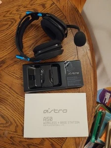 Astro A50 wireless and base station for playstation 4 and pc PARTS ONLY UNTESTED - Picture 1 of 9