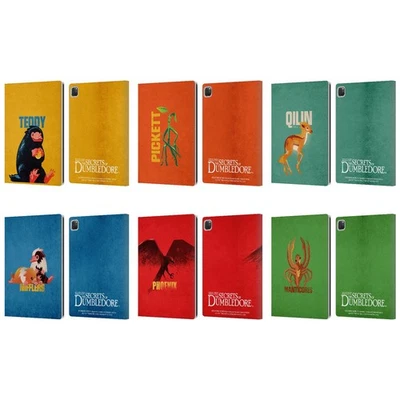 FANTASTIC BEASTS: SECRETS OF DUMBLEDORE BADGES LEATHER BOOK CASE FOR APPLE iPAD - Image 1 of 4