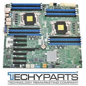 Supermicro X10DRH-iT Dual Intel XEON E5-2600v3/v4 LGA2011-v3 E-ATX Motherboard - Picture 1 of 3