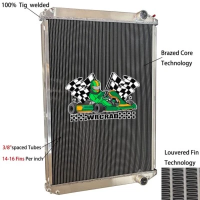 Radiador de camión adecuado 2004-2007 2005 06 Freightliner Century Class Columbia M2 106 Foto 1 de 4