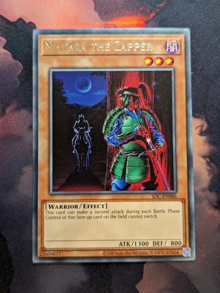 YuGiOh Invasion Of Chaos 25th Anniversary - IOC-EN086 Mataza The Zapper RareOpen - image 1 of 1