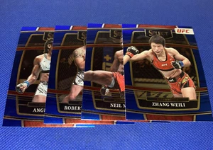 UFC 4 Card Lot - 2022 Blue Panini Prizm Set - Picture 1 of 6
