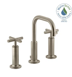 New Kohler Purist K-14407-4-BV Brushed Bronze Widespread Bathroom Faucet - Picture 1 of 6