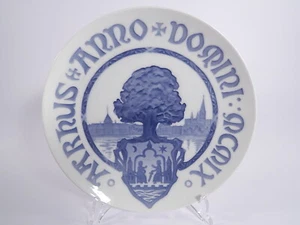 Royal Copenhagen Bing & Grondahl Antique Commemorative Plate Aarhus 1909 - Picture 1 of 2