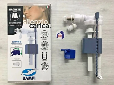 RUBINETTO GALLEGGIANTE BAMPI PER CASSETTA INCASSO WC UNIVERSALE TIPO GEBERIT - Immagine 1 di 2