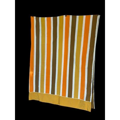 Cannon Familia Real Irán’s y Marrón Rayas Doble Sábana Plana Foto 1 de 4