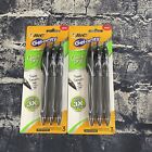 Bic Gel-Ocity Quick Dry Black Ink Gel Pens Medium Point Lot Of 2 Packs