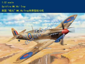 HOBBY BOSS 83206 1/32 UK Spitfire MK.Vb/Trop tropical fighter model kit - Picture 1 of 10