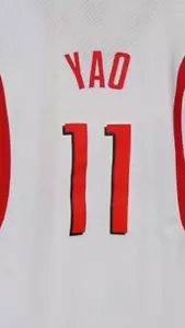 Vntg-Yao Ming Houston Rockets Home Jersey White Reebok Men’s Sz-XXL - Picture 1 of 9