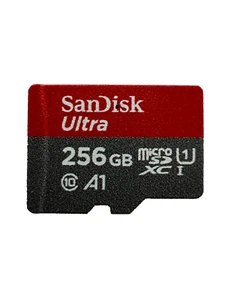 Carte Micro SD 256 Go SanDisk - Gaming Plus pour Switch - Wyze - GoPro - Dash Cam (Occasion) - Photo 1 sur 4