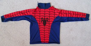 Vintage 1980s SPIDER-MAN Shirt HALLOWEEN COSTUME Child Size Movie Comic - Picture 1 of 11