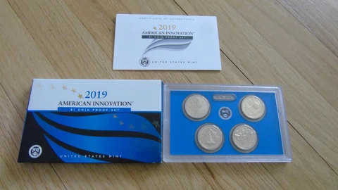 2019 American Innovation $1 Coin Proof Set Dollar U.S. US Mint Cover