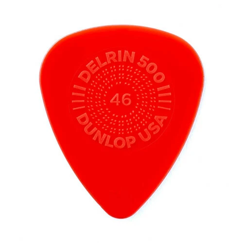 Dunlop Prime Grip Delrin 500 Plektren - 0,46 mm - rot (1, 3, 6, 12, 72 Stück) - Bild 1 von 1
