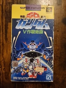 SD Mobile Suit Gundam V Sakusen Shidou SNES Super Famicon juego japonés sin probar - Imagen 1 de 8