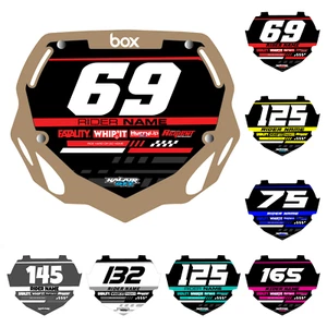 Gráficos para caja BMX dos calcomanías de matrícula - Senior | Opciones de tamaño Junior - Imagen 1 de 10