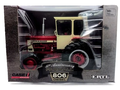 1/16 International Harvester Farmall 806 Diesel Tractor With Cab, 50th Ann. - Image 1 of 4