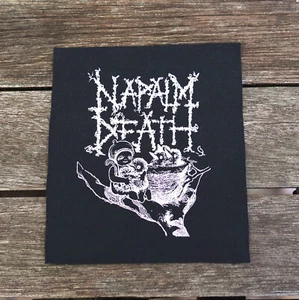 Napalm Death canvas patch - grindcore band patches - Picture 1 of 1